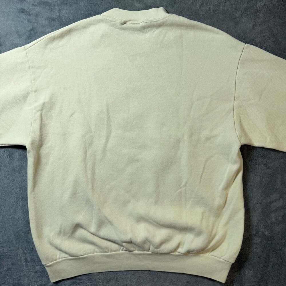 VTG 1989 Ray Troll Preserve The Balance Sweatshirt Cream Crewneck L USA Lee Art - Picture 8 of 9